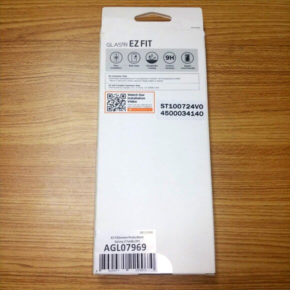 Spigen Samsung Galaxy Z Fold 6 GLAS.tR EZ FIT 2 Pack Screen Protector AGL07969 - Picture 2 of 4